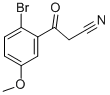3-(2-BROMO-5-METHOXYPHENYL)-3-OXOPROPANENITRILE CAS#: 175136-65-9