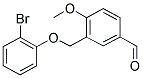 3-(2-BROMO-PHENOXYMETHYL)-4-METHOXY-BENZALDEHYDE CAS#: 329222-87-9