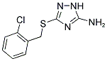 3-[(2-CHLOROBENZYL)SULFANYL]-1H-1,2,4-TRIAZOL-5-YLAMINE CAS#: 341944-06-7