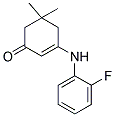 3-((2-FLUOROPHENYL)AMINO)-5,5-DIMETHYLCYCLOHEX-2-EN-1-ONE CAS#: 145657-36-9