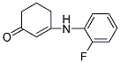 3-((2-FLUOROPHENYL)AMINO)CYCLOHEX-2-EN-1-ONE CAS#: 124907-00-2