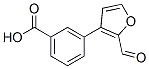 3-(2-Formylfuran-3-yl)benzoic acid CAS#: 168619-07-6