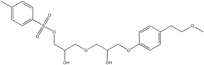 3-[2-Hydroxy-3-[4-(2-Methoxyethyl)phenoxy]propoxy]-1,2-propanediol 1-(4-Methylbenzenesulfonate) CAS#: 163685-42-5