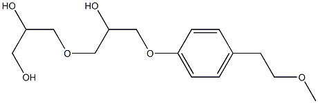 3-[2-Hydroxy-3-[4-(2-Methoxyethyl)phenoxy]propoxy]-1,2-propanediol CAS#: 163685-41-4