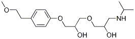 3-[2-Hydroxy-3-[4-(2-methoxyethyl)phenoxy]propoxy]-1-isopropylamino-2-propanol CAS#: 163685-37-8