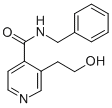 3-(2-Hydroxyethyl)-N-(phenylmethyl)-4-pyridinecarboxamide CAS#: 345311-05-9