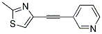 3-[(2-METHYL-1,3-THIAZOL-4-YL)ETHYNYL]PYRIDINE CAS#: 329205-68-7
