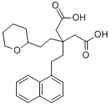 3-(2-NAPHTHALEN-1-YL-ETHYL)-3-[2-(TETRAHYDRO-PYRAN-2-YL)-ETHYL]-PENTANEDIOIC ACID CAS#: 115025-90-6