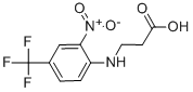 3-[2-NITRO-4-(TRIFLUOROMETHYL)ANILINO]PROPANOIC ACID CAS#: 37040-43-0