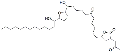3-(2-Oxopropyl)-5-[11-hydroxy-6-oxo-11-[[tetrahydro-5-(1-hydroxytridecyl)furan]-2-yl]undecyl]dihydrofuran-2(3H)-one CAS#: 123266-23-9