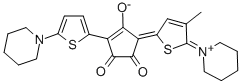 3-(2-Piperidino-thien-2-yl)-5-(2,5-dihydro-4-methyl-2-piperidin-1-ylidene-onium-thien-5-ylidene)-1,2-dioxo-cyclopenten-4-olate CAS#: 139255-45-1