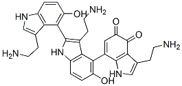 3-(2-aminoethyl)-7-[3-(2-aminoethyl)-2-[3-(2-aminoethyl)-5-hydroxy-1H- indol-4-yl]-5-hydroxy-1H-indol-4-yl]-1H-indole-4,5-dione CAS#: 118230-91-4