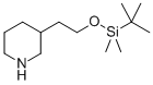 3-[2[[(1,1-DIMETHYLETHYL)DIMETHYL SILYL]OXY]ETHYL]-PIPERIDINE CAS#: 146667-82-5