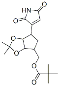 3-(2,3-(isopropylidenedioxy)-4-(pivaloxymethyl)cyclopentyl)maleimide CAS#: 144674-69-1