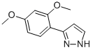 3-(2,4-DIMETHOXYPHENYL)-1H-PYRAZOLE CAS#: 150433-17-3