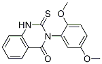 3-(2,5-DiMethoxyphenyl)-2-thioxo-2,3-dihydroquinazolin-4(1H)-one CAS#: 380436-98-6