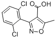 3-(2,6-Dichlorophenyl)-5-methylisoxazole-4-carboxylic acid CAS#: 3919-76-4