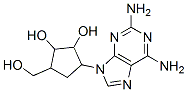 3-(2,6-diamino-9H-purin-9-yl)-5-(hydroxymethyl)-1,2-cyclopentanediol CAS#: 125073-27-0