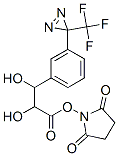 3-(3-(3-(trifluoromethyl)diazirin-3-yl)phenyl)-2,3-dihydroxypropionic acid N-hydroxysuccinimide ester CAS#: 143016-36-8