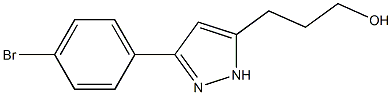 3-(3-(4-BroMophenyl)-1H-pyrazol-5-yl)propan-1-ol CAS#: 125161-02-6
