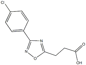 3-[3-(4-CHLOROPHENYL)-1,2,4-OXADIAZOL-5-YL]PROPANOIC ACID CAS#: 30149-93-0