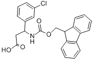 3-(3-CHLORO-PHENYL)-3-(9 H-FLUOREN-9-YLMETHOXYCARBONYLAMINO)-PROPIONIC ACID CAS#: 284492-15-5