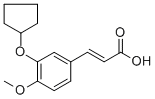 3-[3-(CYCLOPENTYLOXY)-4-METHOXYPHENYL]ACRYLIC ACID CAS#: 145743-83-5