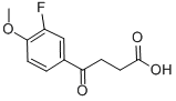 3-(3-FLUORO-4-METHOXYBENZOYL)PROPIONIC ACID CAS#: 347-63-7