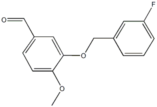 3-[(3-FLUOROBENZYL)OXY]-4-METHOXYBENZALDEHYDE CAS#: 346459-53-8