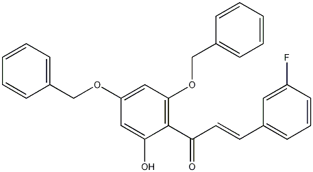 3-(3-Fluorophenyl)-1-[2-hydroxy-4,6-bis(phenylmethoxy)phenyl]-2-propen-1-one CAS#: 120980-17-8