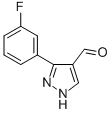 3-(3-Fluorophenyl)-1H-pyrazole-4-carboxaldehyde CAS#: 161398-15-8