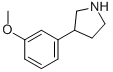3-(3-METHOXYPHENYL)PYRROLIDINE CAS#: 38175-35-8