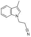 3-(3-METHYL-1H-INDOL-1-YL)PROPANENITRILE CAS#: 4414-81-7