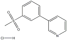 3-(3-Methanesulfonyl-phenyl)-pyridine Hydrochloride CAS#: 160777-44-6