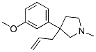 3-(3-Methoxyphenyl)-1-methyl-3-(2-propenyl)pyrrolidine CAS#: 38906-60-4