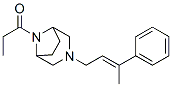 3-(3-Methyl-3-phenylallyl)-8-propionyl-3,8-diazabicyclo[3.2.1]octane CAS#: 448-32-8