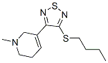 3-(3-butylthio-1,2,5-thiadiazol-4-yl)-1,2,5,6-tetrahydro-1-methylpyridine CAS#: 131987-16-1
