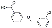 3-[(3-chlorobenzyl)oxy]benzoic acid CAS#: 302569-44-4