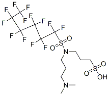 3-[[3-(dimethylamino)propyl][(tridecafluorohexyl)sulphonyl]amino]propanesulphonic acid CAS#: 38850-60-1