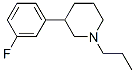 3-(3-fluorophenyl)-N-n-propylpiperidine CAS#: 119817-93-5