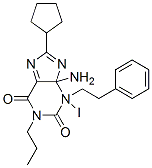 3-(3-iodo-4-amino)phenethyl-1-propyl-8-cyclopentylxanthine CAS#: 116370-32-2