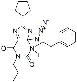 3-(3-iodo-4-azido)phenethyl-1-propyl-8-cyclopentylxanthine CAS#: 116370-33-3