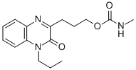 3-(3-oxo-4-propyl-quinoxalin-2-yl)propyl N-methylcarbamate CAS#: 135779-82-7