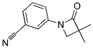 3-(3,3-DIMETHYL-2-OXO-1-AZETANYL)BENZENECARBONITRILE CAS#: 341965-81-9