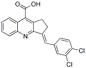 3-(3,4-DICHLORO-BENZYLIDENE)-2,3-DIHYDRO-1H-CYCLOPENTA[B]QUINOLINE-9-CARBOXYLIC ACID CAS#: 380574-48-1