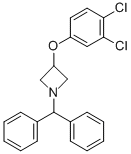 3-(3,4-DICHLOROPHENOXY)-1-(DIPHENYLMETHYL)AZETIDINE CAS#: 132924-44-8