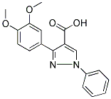 3-(3,4-DIMETHOXYPHENYL)-1-PHENYL-1H-PYRAZOLE-4-CARBOXYLIC ACID CAS#: 379223-64-0