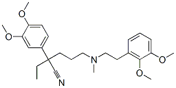 (-)-3-(3,4-dimethoxyphenyl)-6-[(5,6-dimethoxyphenethyl)methylamino]hexane-3-carbonitrile CAS#: 36622-29-4