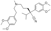 (+)-3-(3,4-dimethoxyphenyl)-6-[(5,6-dimethoxyphenethyl)methylamino]hexane-3-carbonitrile CAS#: 38321-02-7