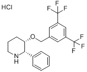3-([3,5-BIS(TRIFLUOROMETHYL)PHENYL]METHOXY)-2-PHENYL-PIPERIDINE HYDROCHLORIDE CAS#: 148687-76-7